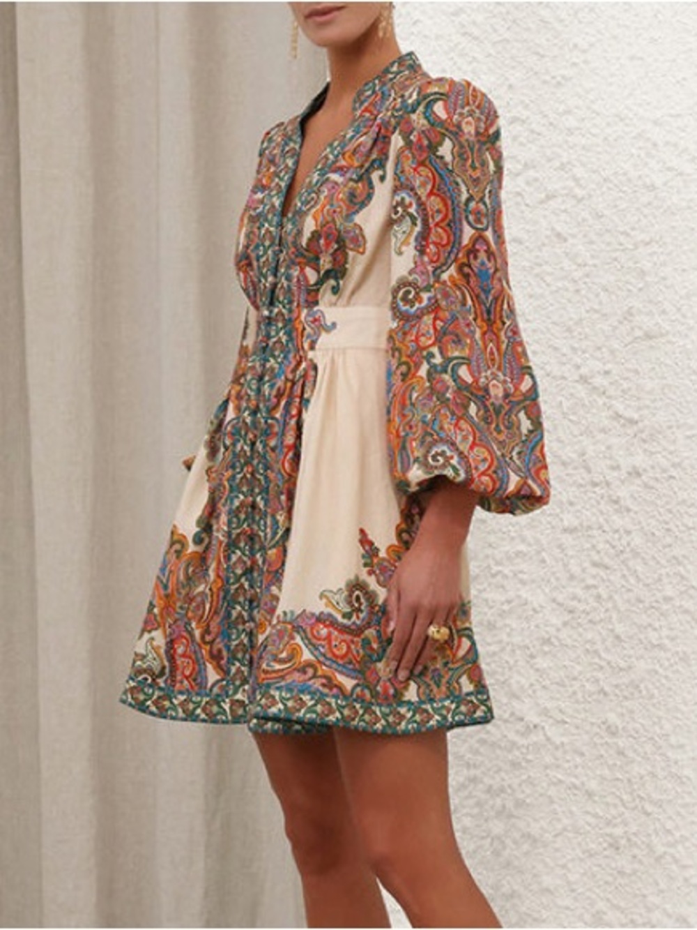 Zimmermann Ottie Plunge Dress